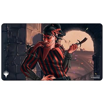 Ultra PRO - MTG Murders at Karlov Manor Playmat Massacre Girl, Prime Killer, Durable Tabletop Professional Card Game Desk Mat Accessories MTG Collector's Item