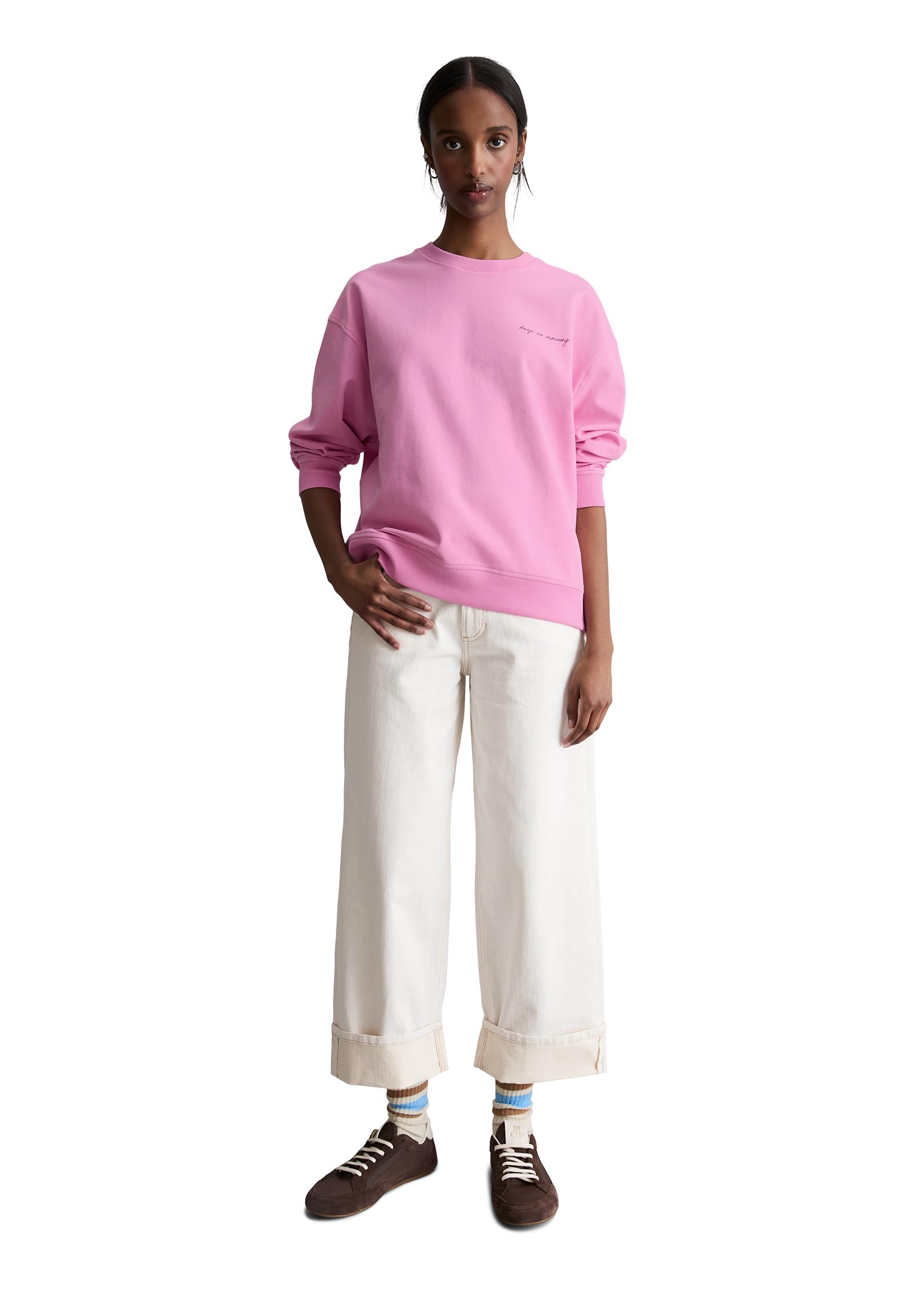 Marc OߴPolo Denim Sudadera Mujer con estampado en la espalda Oversized Fit