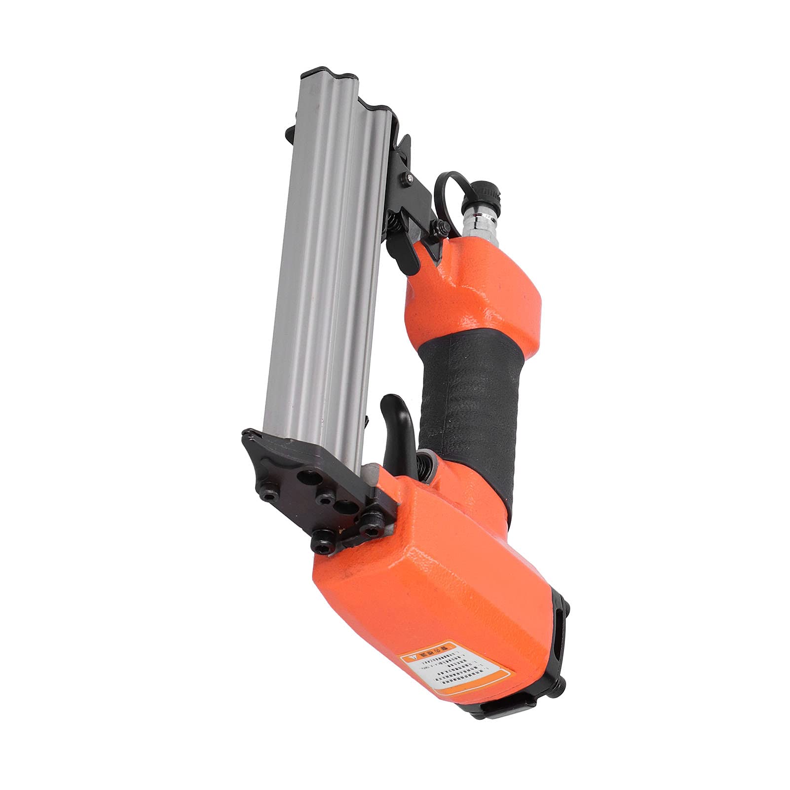 Pistola sparachiodi pneumatica, 4‑7Kg/cm² Chiodatrice pneumatica in acciaio legato Interruttore a clic semplice con 2 chiavi per la lavorazione del legno