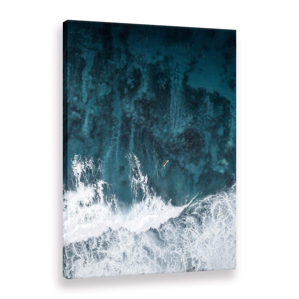 Peinture mer et paysage naturel de bateau pour grand mur