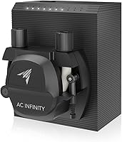 AC Infinity Peristaltic Dosing Pump: 10-Level Precision Control, 21-210 mL/min Flow for Hydroponics, Aquariums & Labs