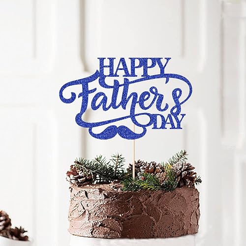 Miniatura 3 de Crseniny Decoración para tartas del día del padre, decoración de fiesta de cumpleaños con texto en inglés Love Father Best Dad (Love Father Best Dad)