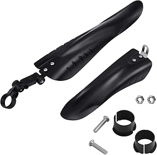 QKURT Fahrrad Kotflügel,Fahrrad Schutzbleche Set MTB schutzblech Fahrrad Spritzschutz 20,22,24,26 Zoll for Rennrad Mountai...
