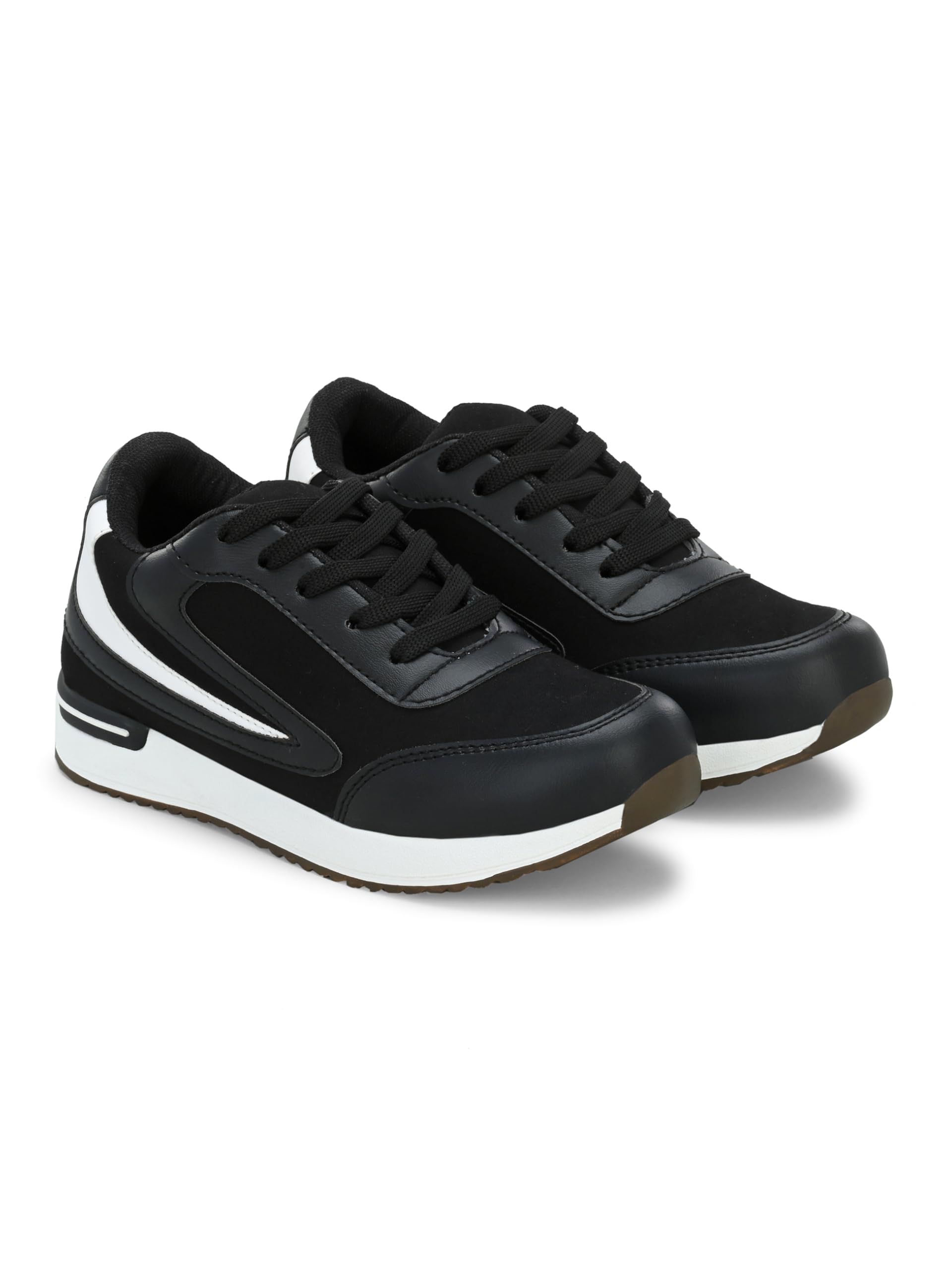 STANPHORD Women Black Colourblocked Chunky Anti Slippery Outsole | Streetwear Fashion Sports Casual Lightweight | Trendy Footwear |Size: 7 (B0D7M7S482) Amazon Price History, Amazon Price Tracker