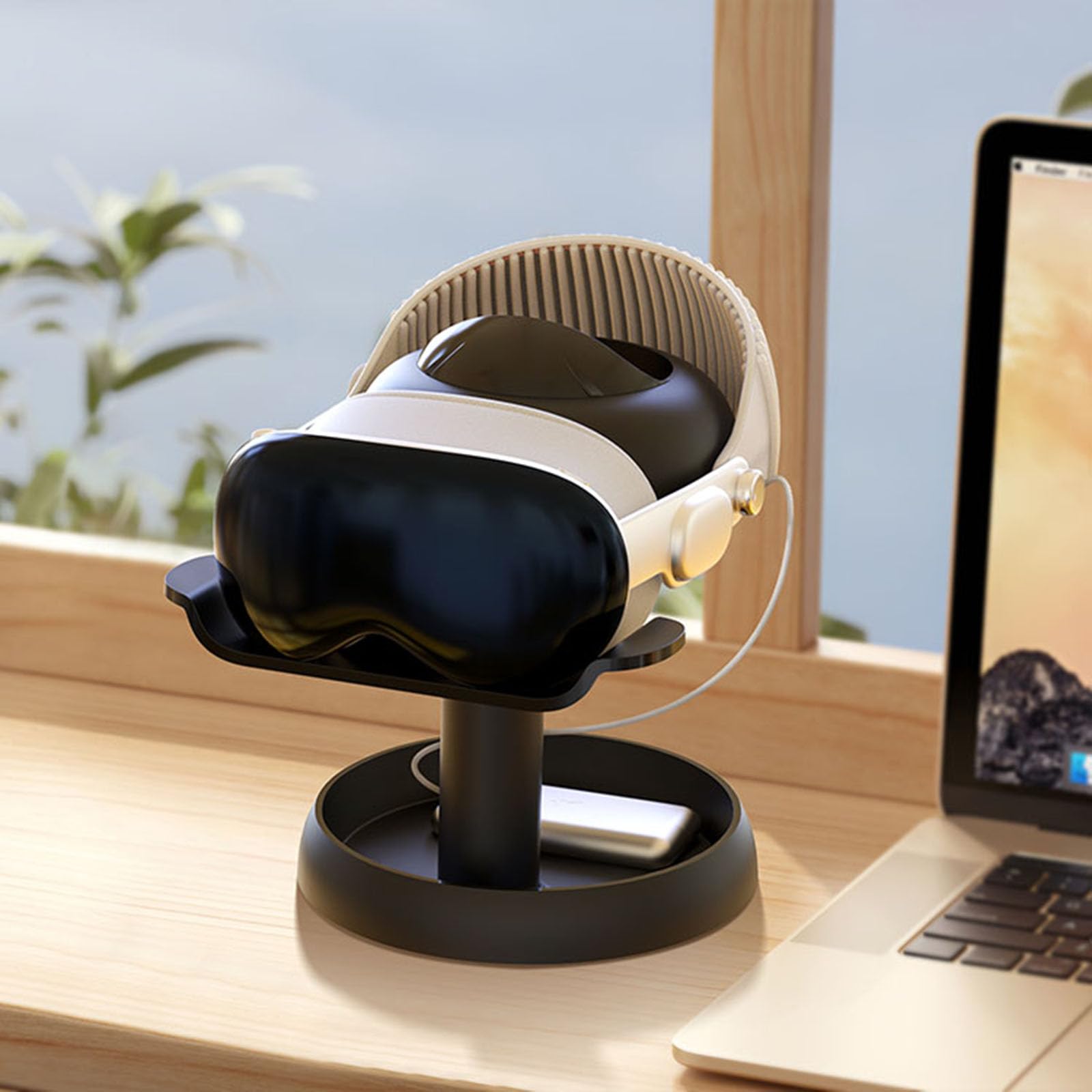 SHEAWA Support de casque VR pour Vision Pro/PICO 4/PSVR 2/Meta Quest 3/Quest 2/Rift S VR Accessoires