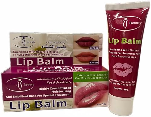 AI CHUN BEAUTY Lip Balm, 50g, Highly Concentrated Moisturising Treatment for Dry Chapped Lips, Silicon-Free