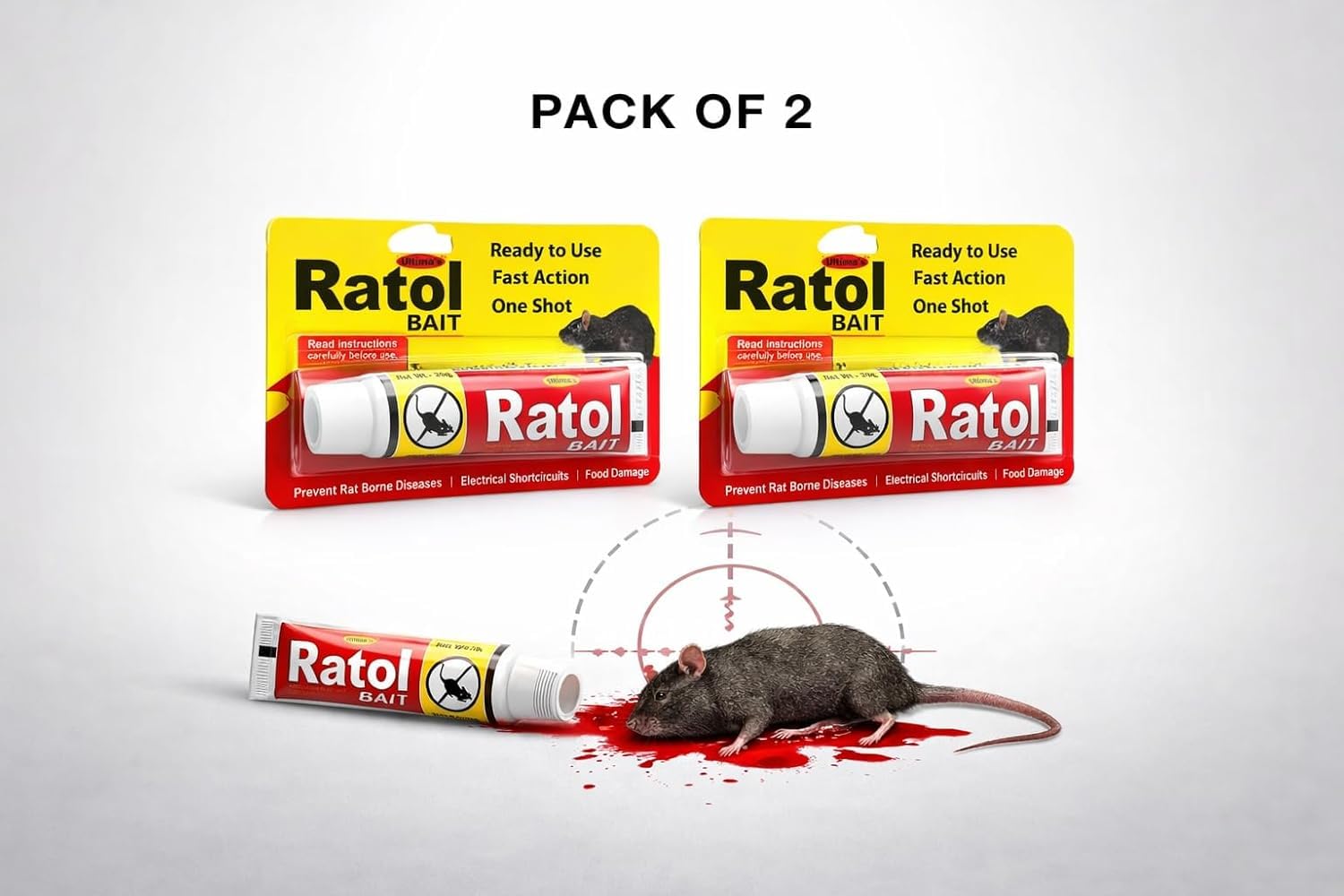 Green Valley Rat Bait - Rodent Killer Paste -5