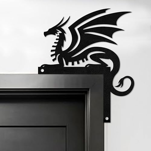 Evil Dragon Personalized Door Signs - Metal Decor, Wall Art & Window Decor (Styl
