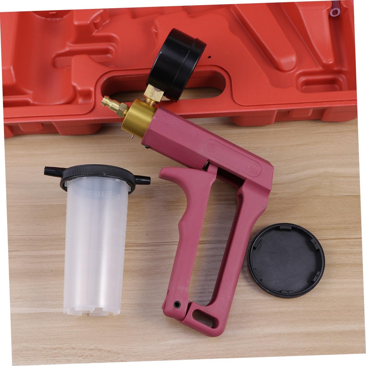 Zerodeko Mighty Vac Vacuum Pump Hand Vacuum Bleeder Extractor Pump Storage Case