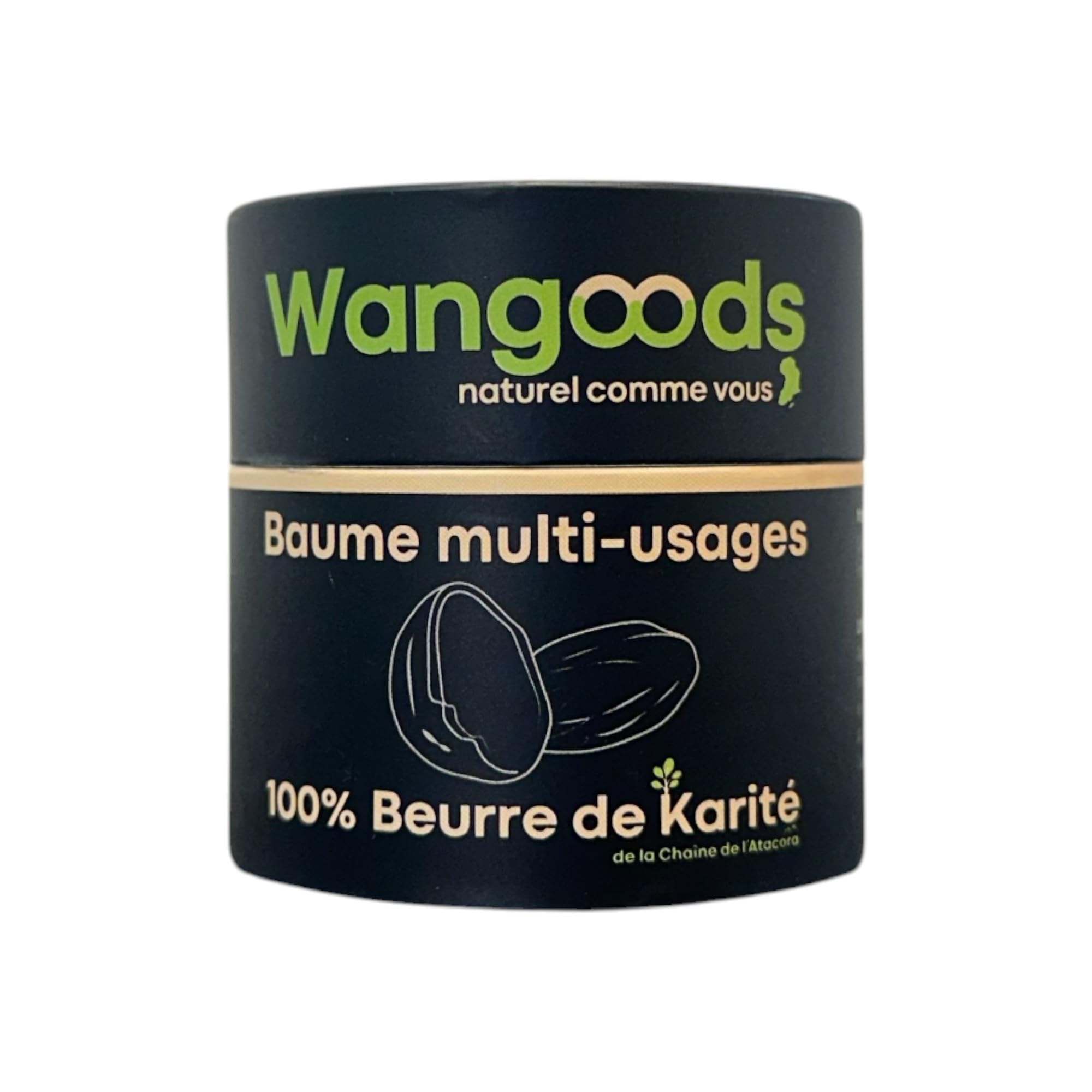 Zestaw 3 naturalnych balsamów wielofunkcyjnych - 100% czystego masła shea - intensywne nawilżenie i naprawa - 50 g na jednostkę - pielęgnacja ciała, włosów i ust - Wangoods