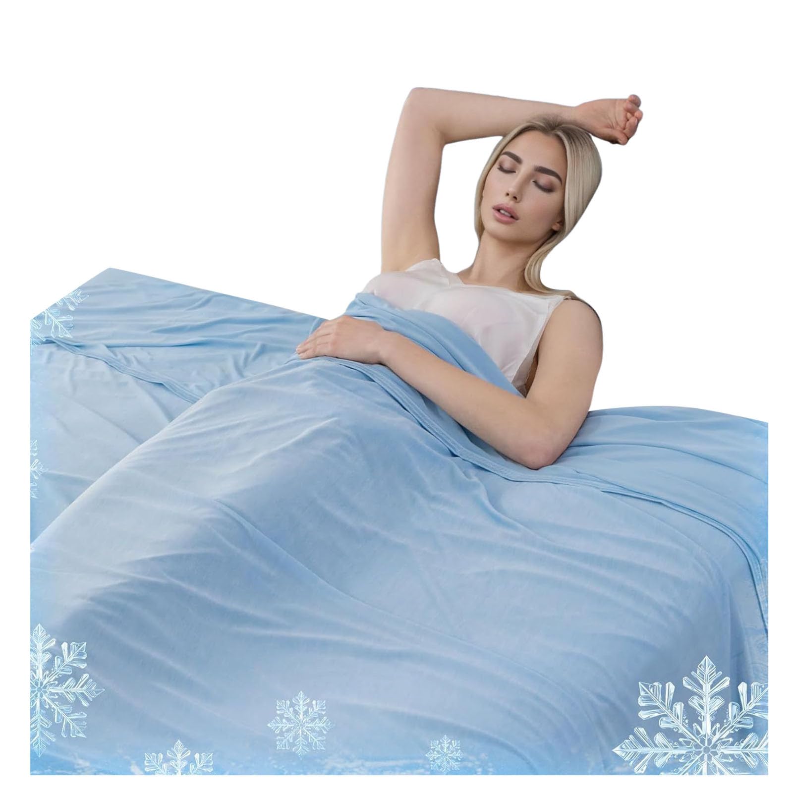 Generisch Kühldecke Bett Sommerdecke Doppelseitige Selbstkühlende Cooling Blanket Schweißabsorbierende Und Atmungsaktive Bettedecke Sofadecke Wohndecke Reisedecke
