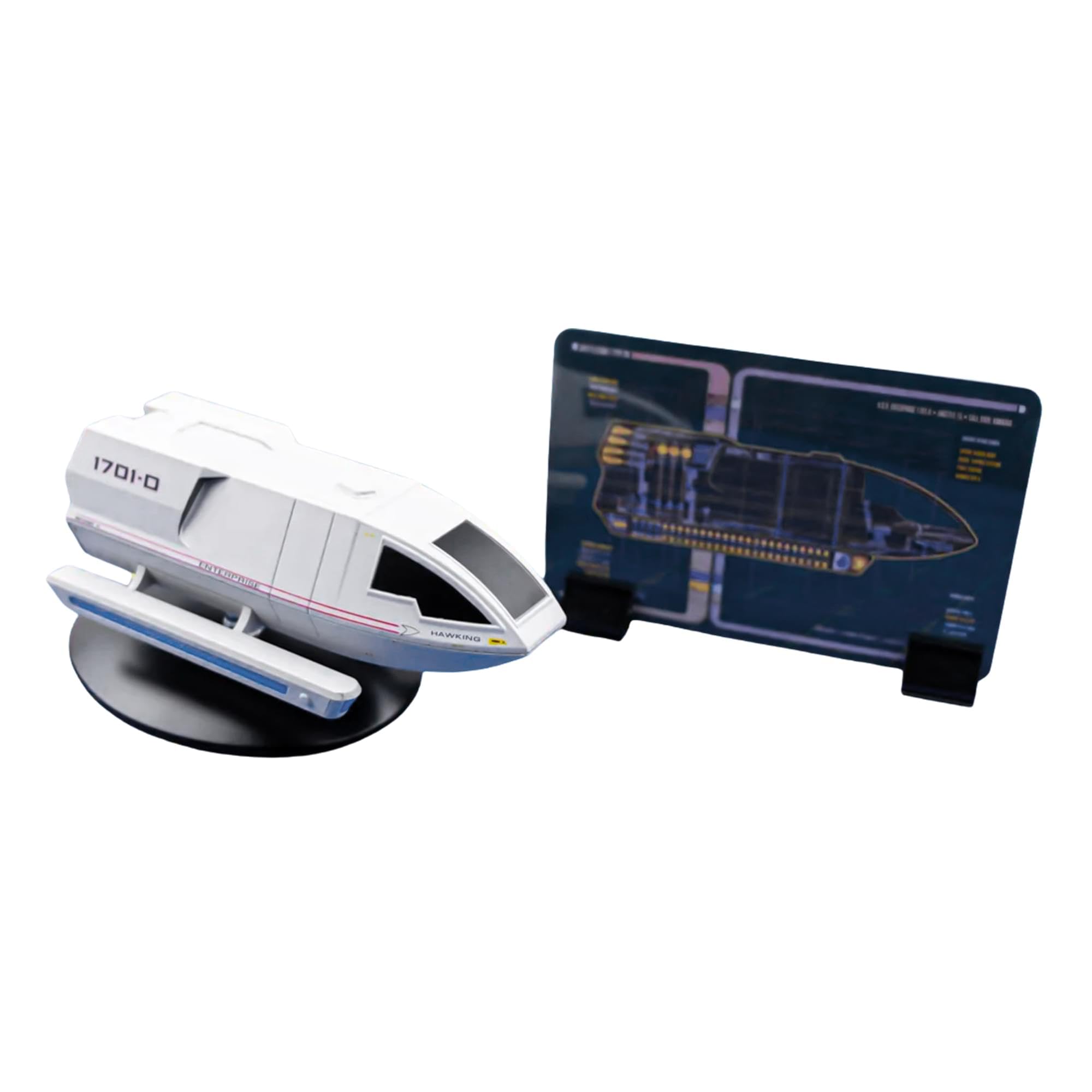 Eaglemoss Sguttel Model Set 2 Type 6 Shuttle, Captains Yacht Calypso