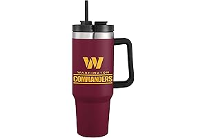 FOCO NFL Unisex-Adult Washington Commanders NFL Team Logo Insulated Travel Mug 40oz XL Tumbler