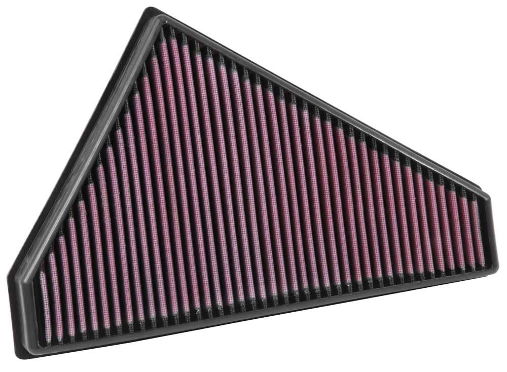 K&N Filtre à air de remplacement compatible avec Jaguar F-Type 3.0 V6 & 5.0 V8 2014- (à droite) (33-3022)