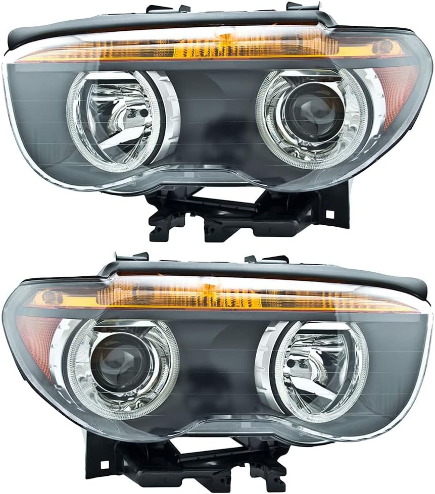 Amazon.com: For BMW 745i 745Li 760Li 760i Pair Hella Headlight Assembly ...