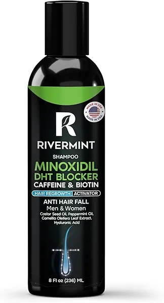 Premium: Shampoo with Minoxidil, Biotin, DHT Blocker (Saw Palmetto) & Caffeine - Activator for Hair Regrowth & Thickening for Men and Women, Anti-Hair Loss