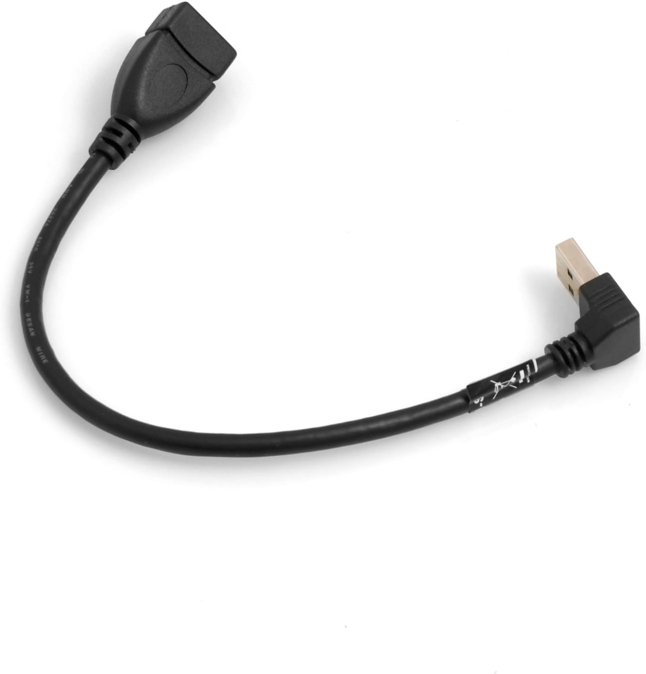 RIIEYOCA Panel Ount - Prolunga USB 2.0, 90 Gradi, Angolo Sinistro E - Foto 5