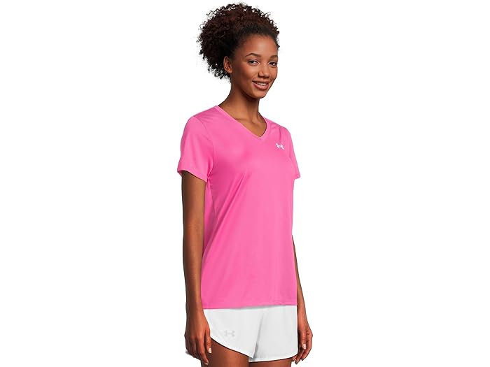 Tech Short Sleeve V-Neck Solid - Image 1