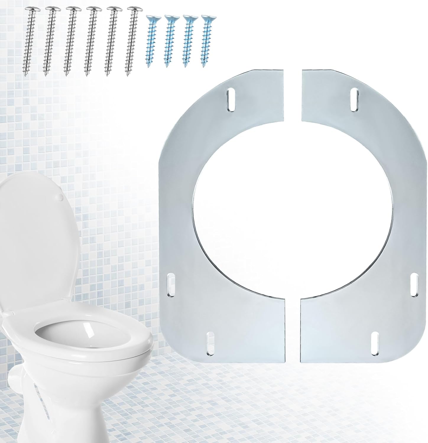 Gisafai Toilet Flange Support Closet Flange Floor Support Stainless