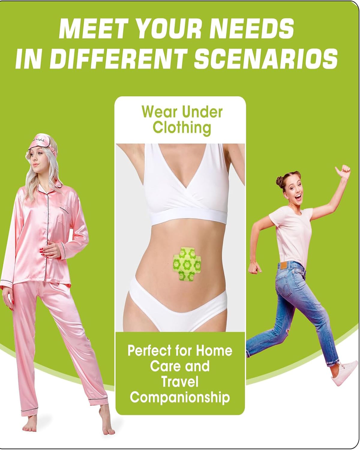 20PCS Castor Oil Patches for Belly Button, Castor Oil for Belly Button, For Liver Detox & Metabolism Support, Easy To Use, Anti-Seepage Design, Suitable For All Skin Types, castor oil pack (Oil Not Included) - Image 4 thumbnail