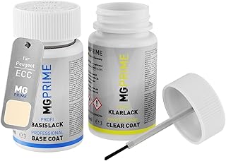 Sponsored You’re seeing this ad based on the product’s relevance to your search query.Learn more about this advertisement MG PRIME Car Paint Pen Set for Peugeot ECC Beige Tropic/Light Ivory Base Coat Clear Varnish 50 ml Each