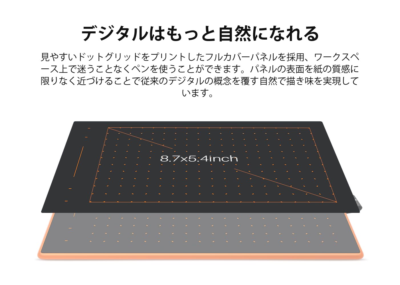 Amazon.co.jp: HUION INSPIROY RTM-500 Pen Tablet, 8.7 x 5.4 inches