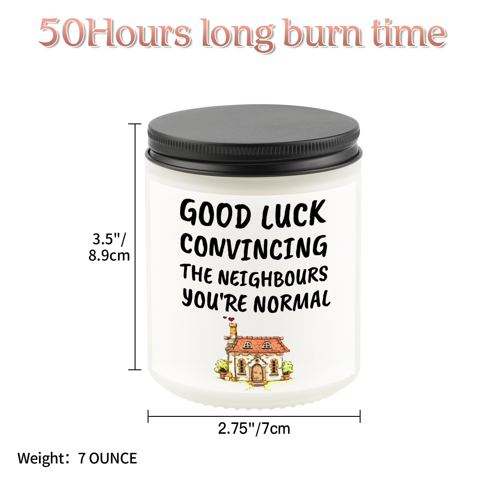 New Home Gifts, CadeauJoie House Warming Gifts New Home, 7OZ Scented Jar Candles for Women Friend Couple, Family, Sister, Bestie - Image 2