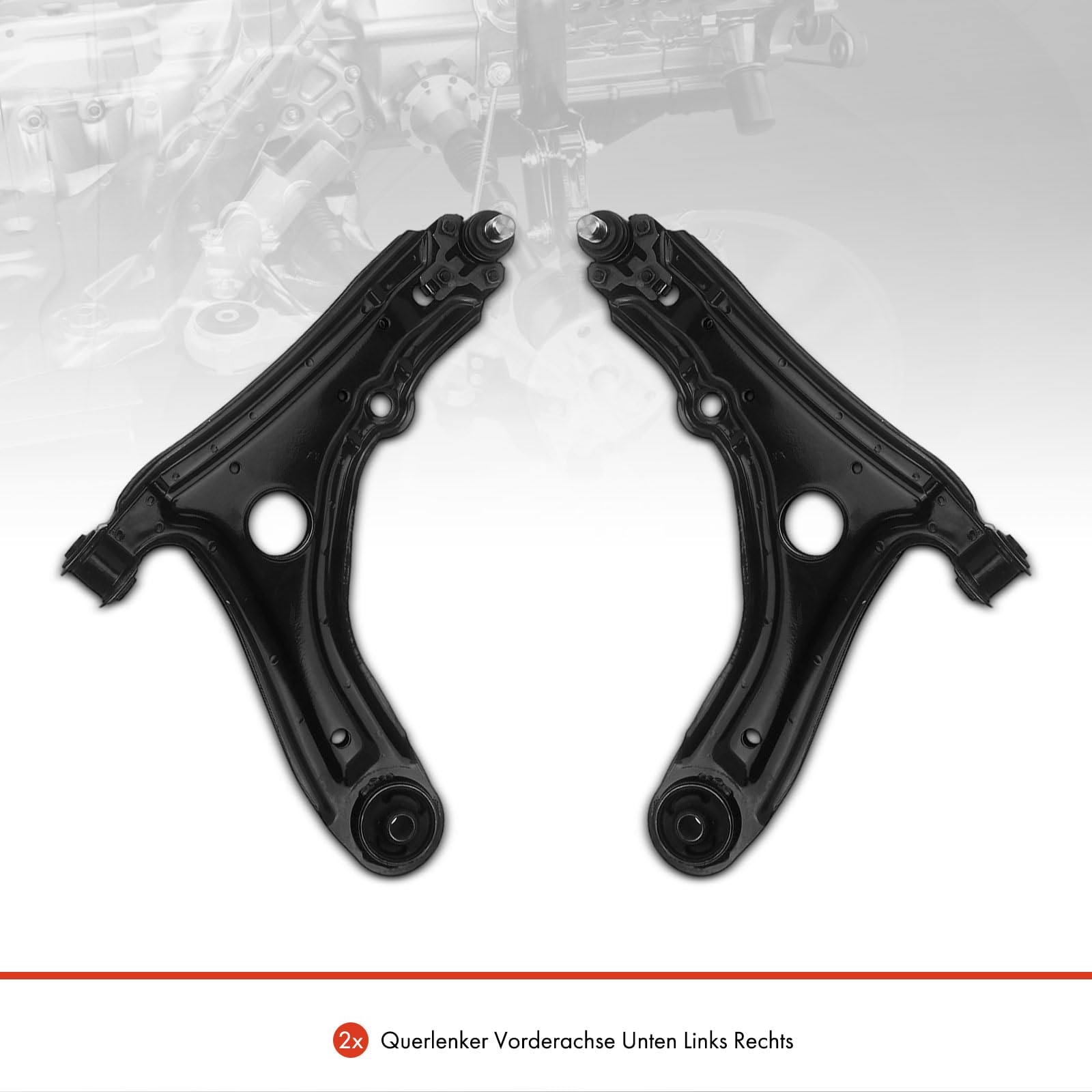 Frankberg 2 brazos de control inferiores | K620376; Compatible con: V.e.n.t.o 1H2, Golf III 1H1, Furgoneta Golf III 1H1, Golf III Variante 1H5