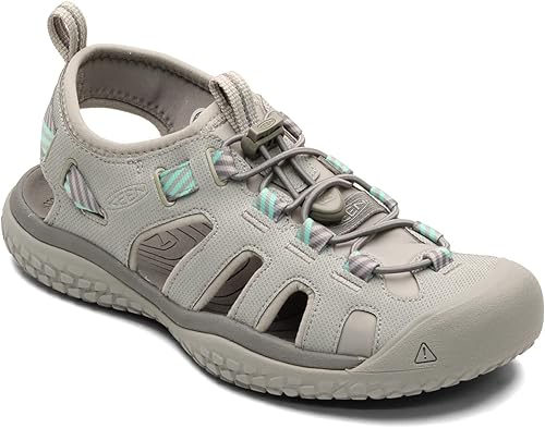 KEEN Sandalias de agua deportivas Solr de alto rendimiento con punta cerrada para mujer