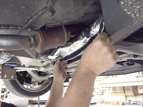 Miniatura 4 de Design Engineering 10488 Enfriador de aceite Línea de protección térmica para C7 Corvette Z06, 2" - 2.5" x 18"