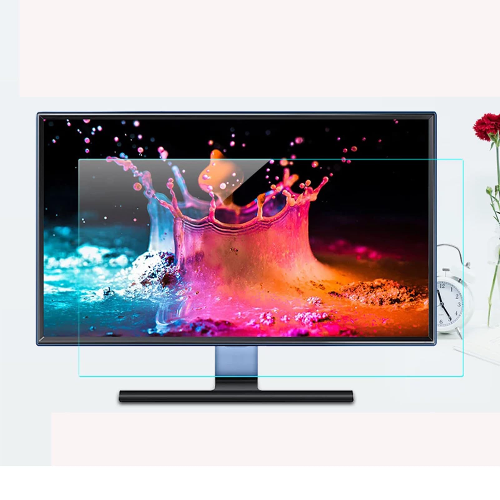 Antirreflejos Protector De Pantalla De TV Anti Luz Azul Película Protectora | Resistente A Arañazos, Instalación Sin Burbujas Para Smart TV LED/LCD(50 inch 1095x616mm)