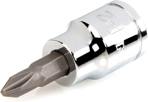TEKTON Unidad de 38 pulgadas x #2 Phillips Bit Socket SHB11202