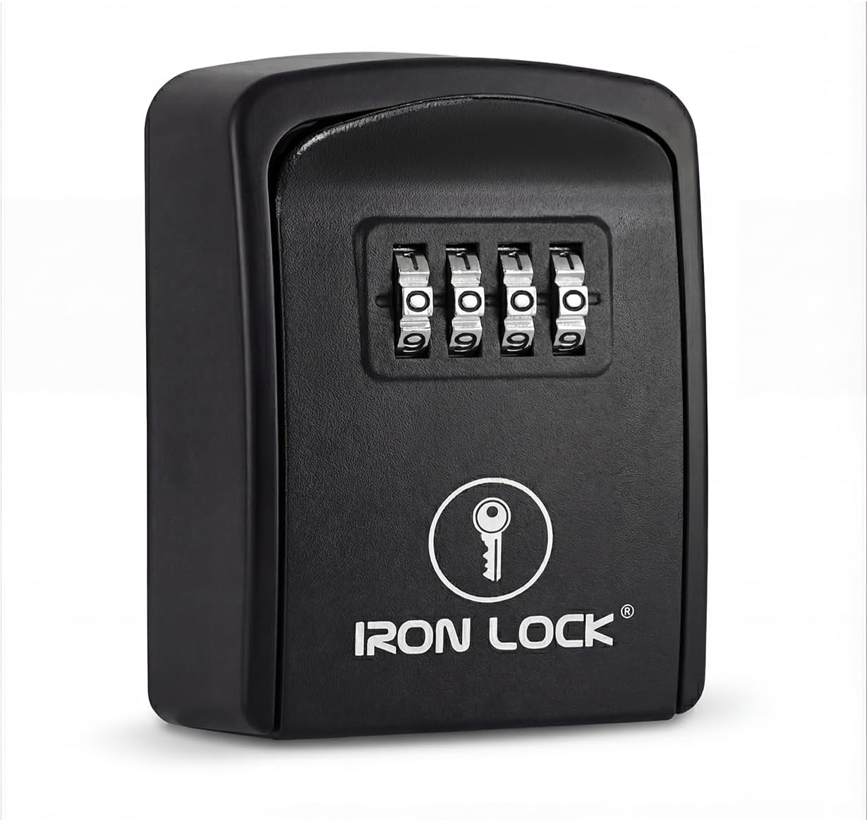 Iron Lock® Wall Mount Key Lock Field – Waterproof Heavy Obligation Metallic Lock Field for Keys with 4-Digit Mixture & Resettable Code – Outside/Indoor Key Secure for House, Workplace & Airbnb (Black, Small)