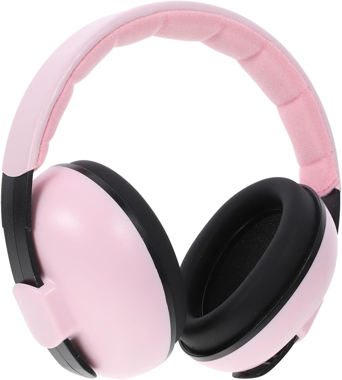 Noise Reduction Earmuffs Hearing Protector Pink Adjustable Headband Soft Padding for Sleeping and Babies