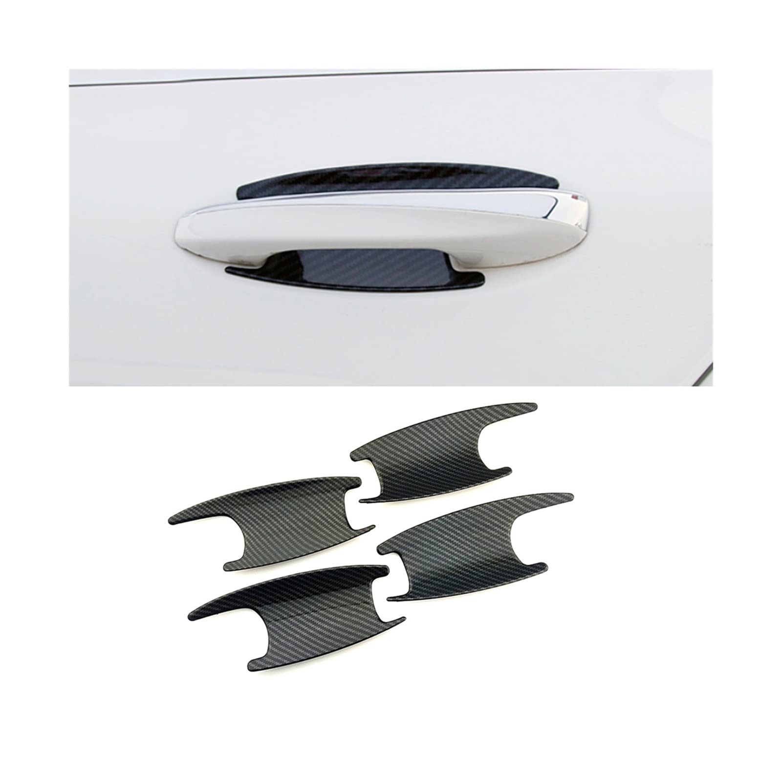 Ytdhfdgj 4 For Mercedes For Benz Gla Class H247 Gla200 Gla220 Gla250 2020 2021 2022 Car Refit Door Handle Cover Trim (4)
