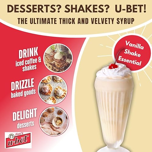 Miniatura 7 de Fox's U-Bet Jarabe de vainilla (botella de 20 onzas)