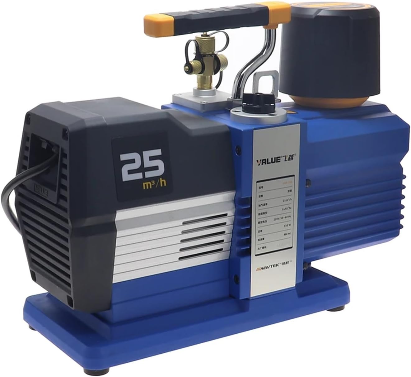 VRP-15D Air Conditioning Vacuum Pump 15CFM 15micron Anti-suckback Vacuum Pump for Refrigeration 2 Stages(220V)