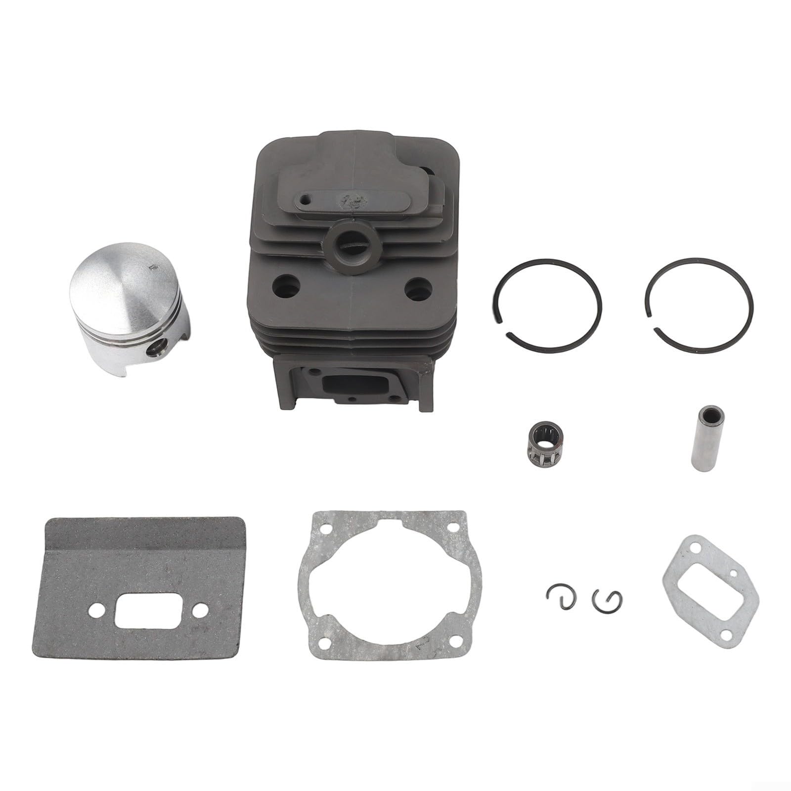 Kit Pistone Cilindro 44mm Per Decespugliatore 52CC 44F-5 – Alluminio, Guarnizioni, Anelli, Perno E Cuscinetto Inclusi
