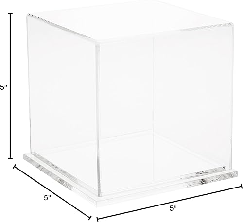 Miniatura 6 de Plymor Vitrina de acrílico transparente sin base, 5" x 5" x 5"