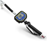 Goodyear Digital Oil Control Valve Meter Nozzle - 10 GPM/35 LPM Pneumatic, 1/2" NPT, ±0.5% Precision for Heavy Duty Oil Dispensing