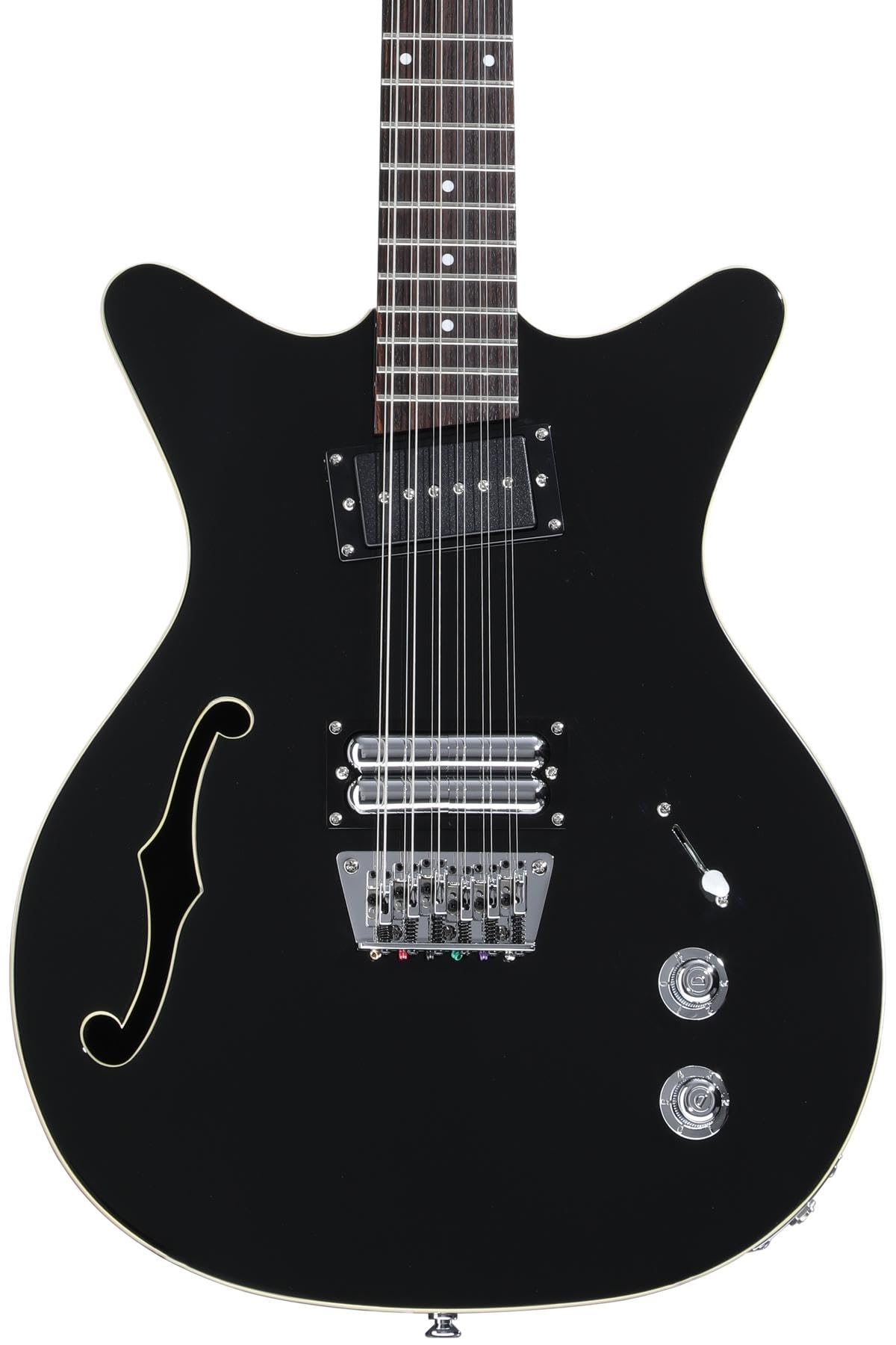 Danelectro Fifty Niner 12-string Semi-hollowbody Electric Guitar - Black Top