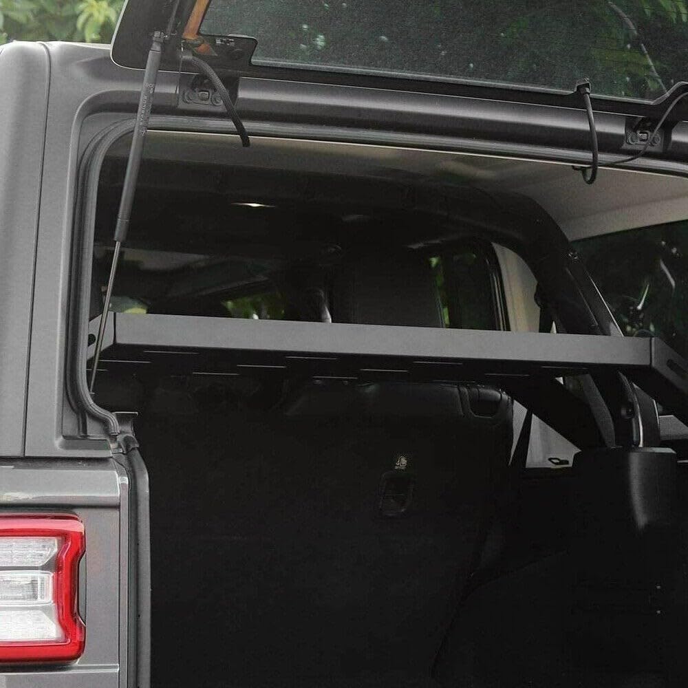 Cyllde Rear Basket Rack Metal Luggage Storage Carrier 07 for Jeep for Wrangler 2007-2019 for Wrangler JK 2018 Stainless Steel Black RCBRMLSCFJWJJ0,Fitment Tested