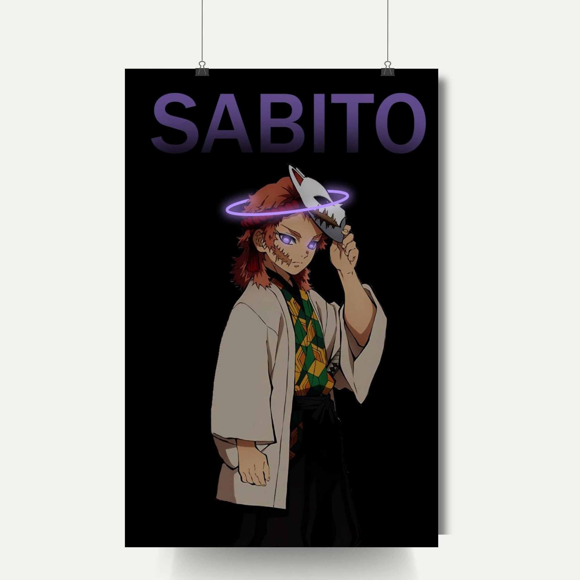 Sabito Poster | Demon Slayer Anime - kimetsu no yaiba | Laminated | For Wall, Office and Home Decor | A3 and A4 Sizes (A4 Medium, 2)