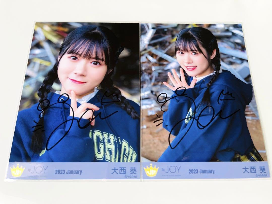 ニアジョイ 大西葵 直筆 チェキ ニアジョイ 大西葵 チェキ