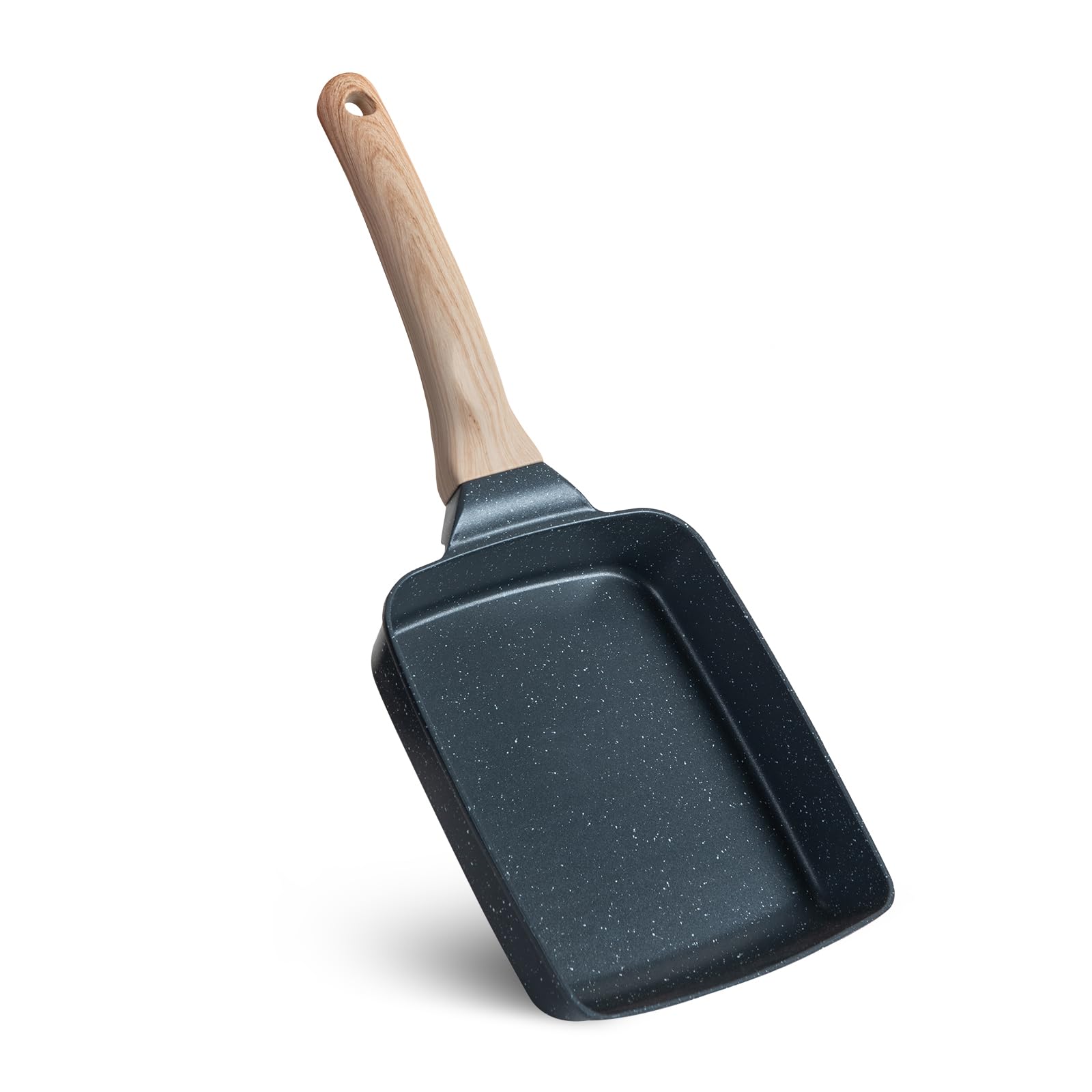 Nonstick Granite Omelette Skillet - Pancake Pan and Healthy Egg Cooker Suitable for Gas Stove Versatile Breakfast Skillet