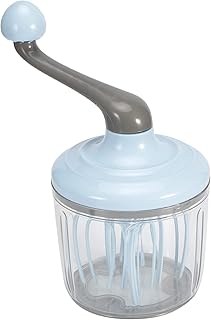 Hand Cranked Egg Beater, Butter Churn Whisks Hand Mixers Egg Whisk Separators Manual Cream Mixer Hand Crank Push Whisk Blender for Home