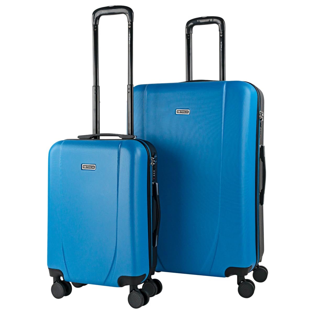 ITACA - Maleta de Cabina 55x40x20 - Maletas De Viaje Cabina Rígidas Trolley con 4 Ruedas Dobles para Avion Ligera Equipaje De Mano Candado de Combinación. Compatible Ryanair, Verde Menta — view 54