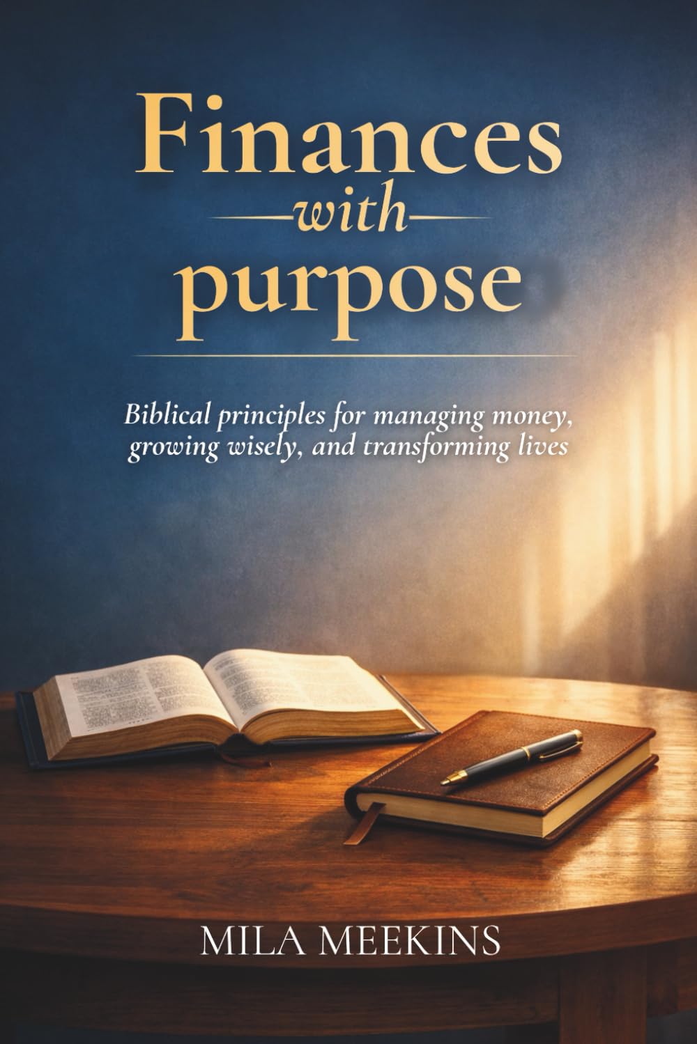 Finances with Purpose: Biblical principles for managing money, growing wisely, and transforming lives