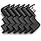 12-Pack Corner Protectors Baby Proof, Furniture Corner and Edge Safety Bumpers, Soft Rubber Foam Cushion Covers, 3M Taped Corner Guards, Baby Child Proofing Pads, Table Corner Protectors, Black
