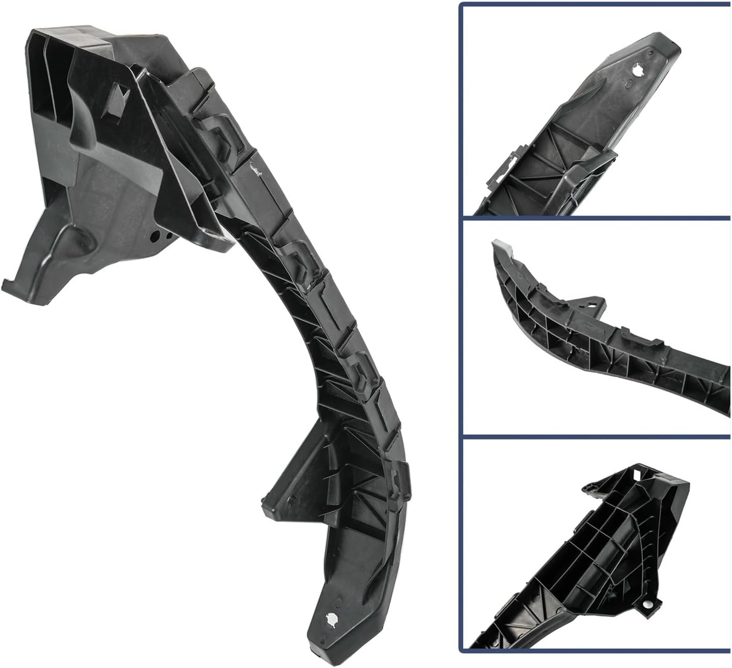 Bumper Bracket Car Front Bumper Headlight Retainer Bracket Right Left 71140-T2A-A01 Fit for Accord EX EX-L LX Sport 2013 2014 2015 2016 2017 Bumper Bracket for Cars